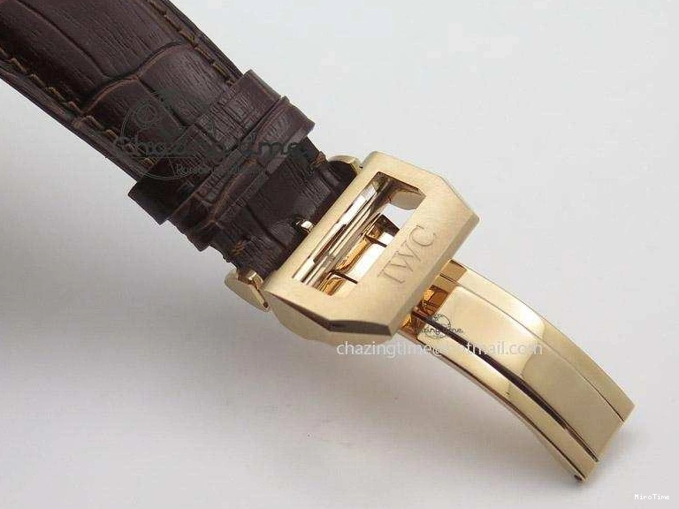 MIROTIME 0505 Portuguese Real PR IW500127 RG ZF 1:1 Best Edition Grey Red Dial On Brown Leather Strap A52010 V AllSeason 7331